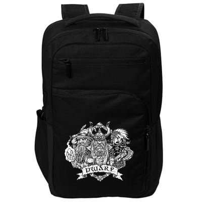 Fantasy Roleplaying Game Dwarf Impact Tech Backpack