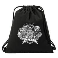 Fantasy Roleplaying Game Dwarf Drawstring Bag