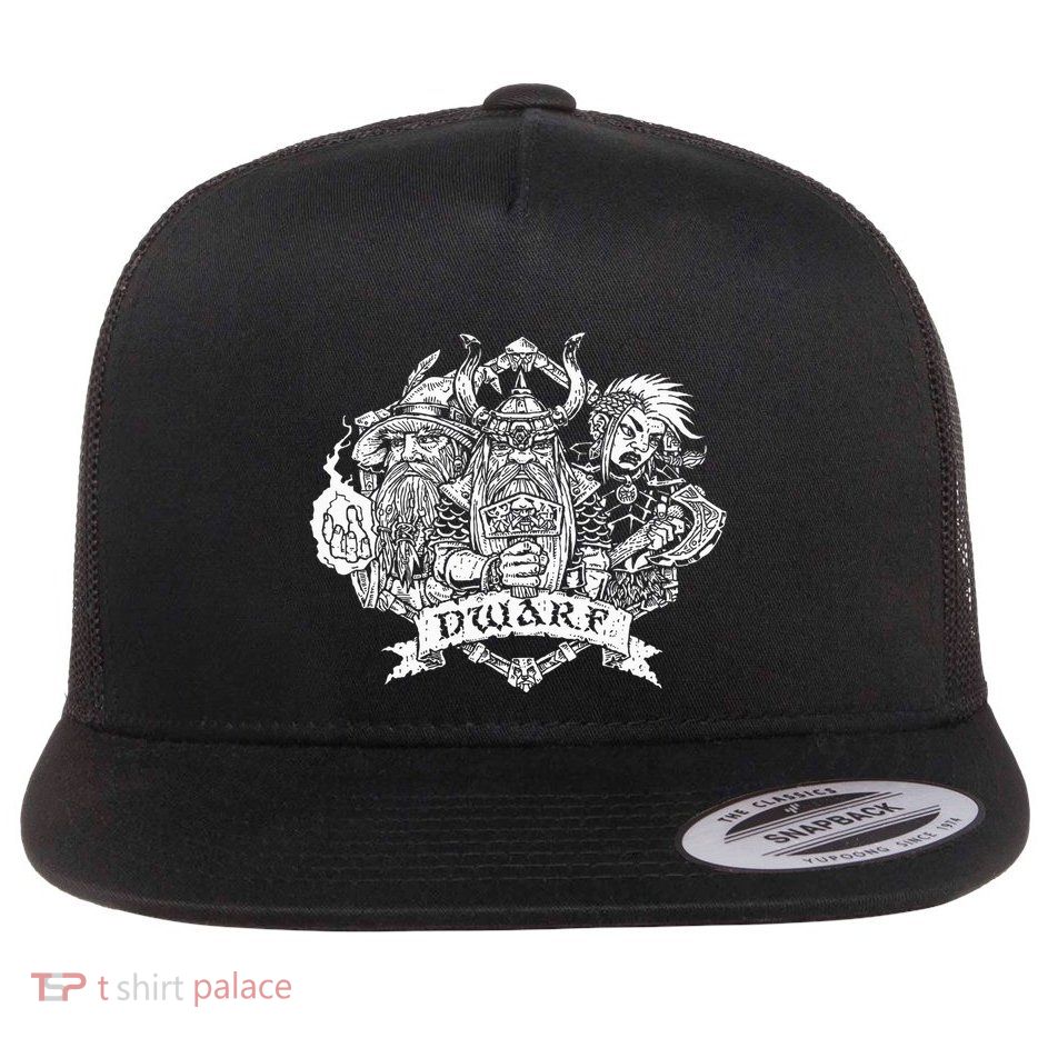 Fantasy Roleplaying Game Dwarf Flatbill Hat