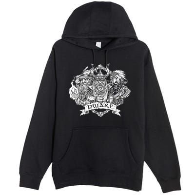 Fantasy Roleplaying Game Dwarf Premium Pullover Hoodie