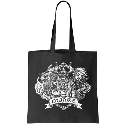 Fantasy Roleplaying Game Dwarf Tote Bag