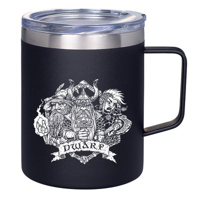 Fantasy Roleplaying Game Dwarf 12oz Stainless Steel Coffee Mug