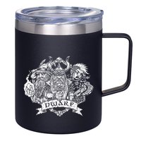 Fantasy Roleplaying Game Dwarf 12oz Stainless Steel Coffee Mug