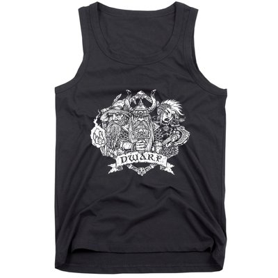 Fantasy Roleplaying Game Dwarf Tank Top