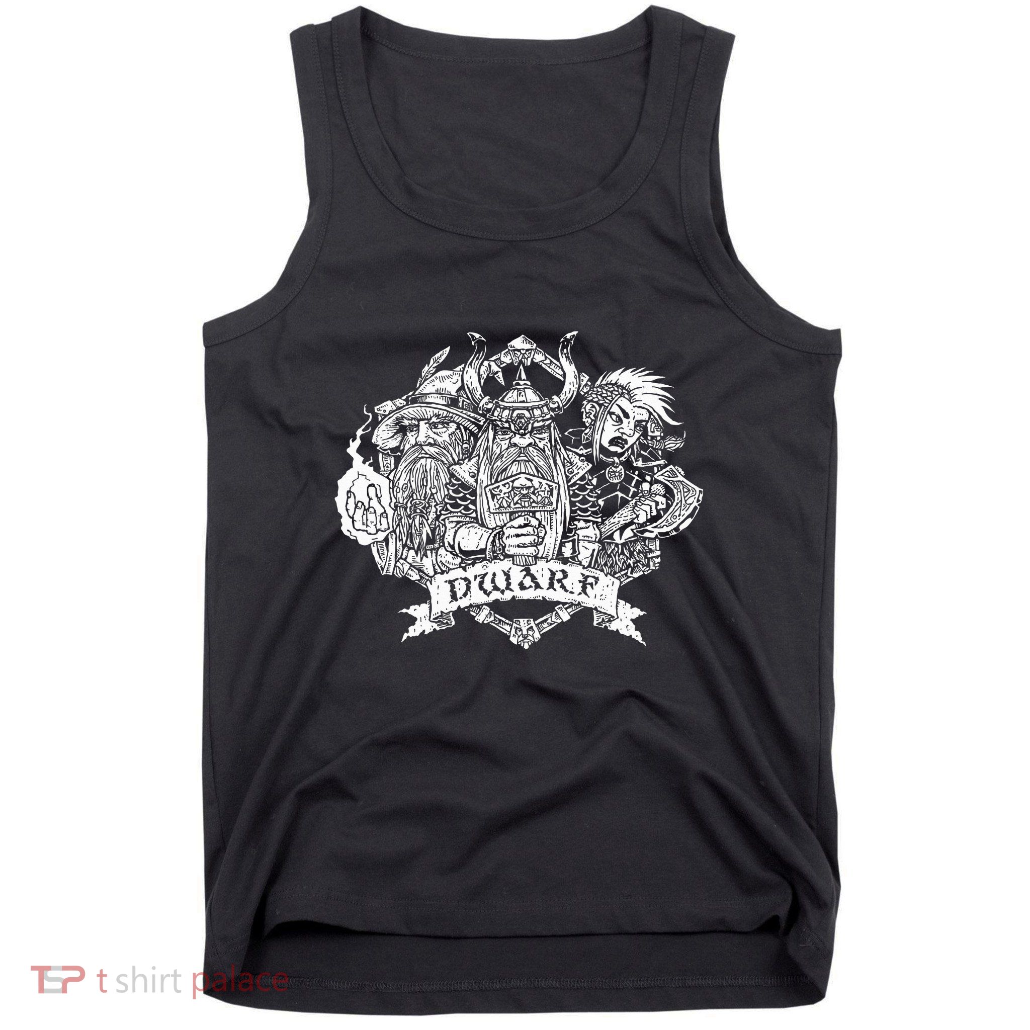 Fantasy Roleplaying Game Dwarf Tank Top