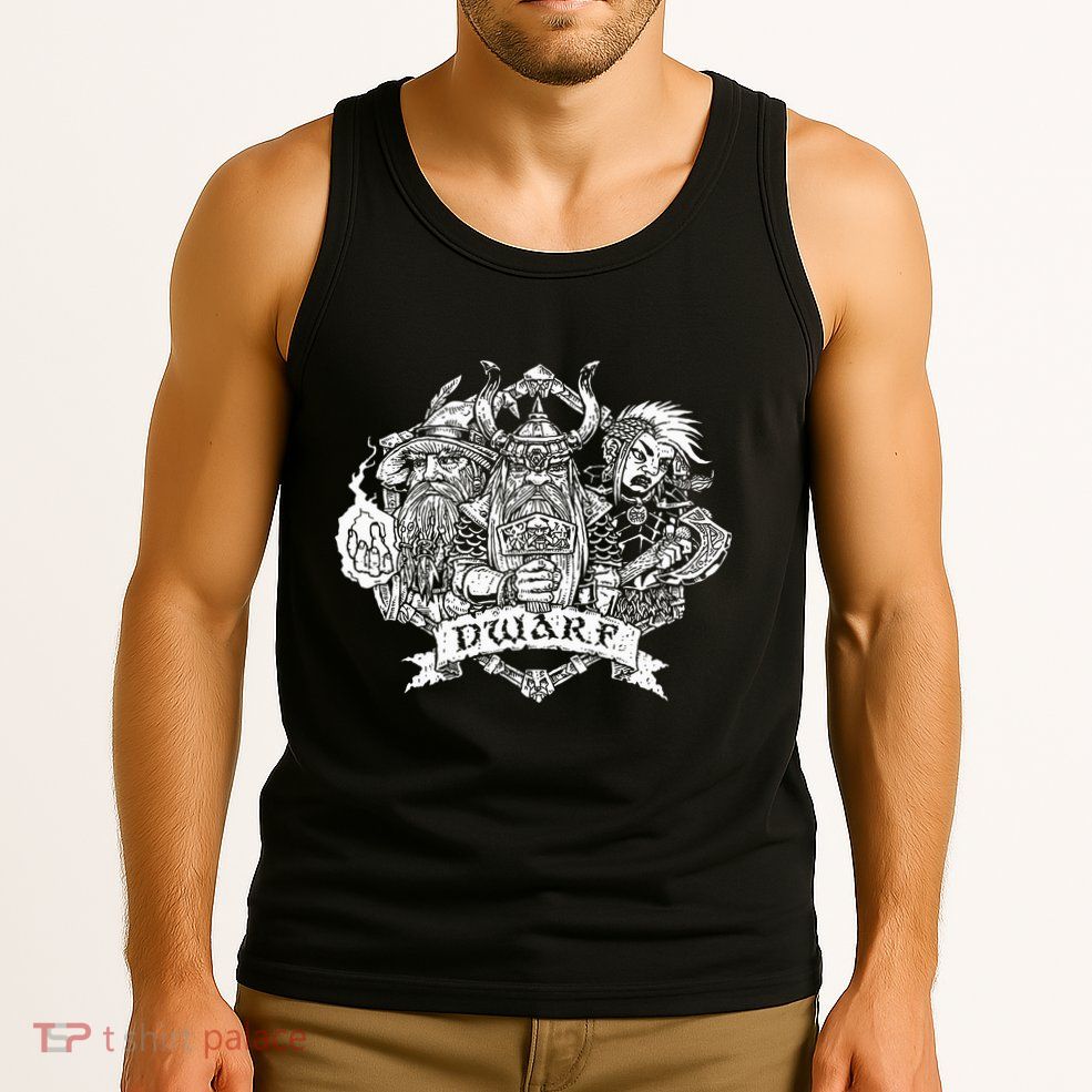 Fantasy Roleplaying Game Dwarf Tank Top