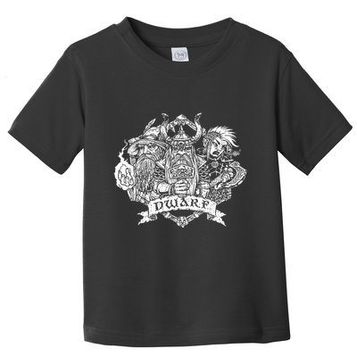 Fantasy Roleplaying Game Dwarf Toddler T-Shirt
