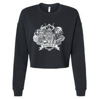 Fantasy Roleplaying Game Dwarf Cropped Pullover Crew