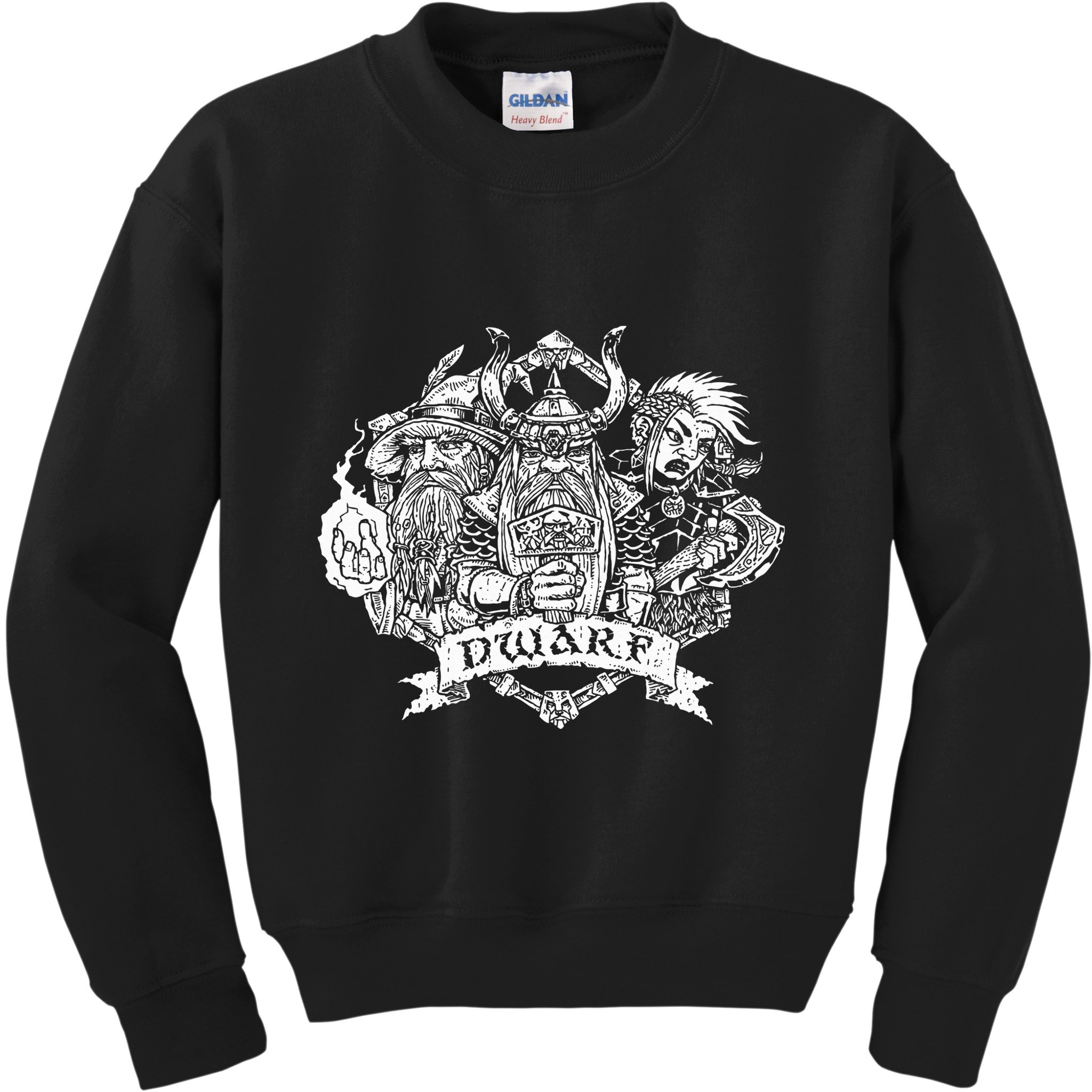 Fantasy Roleplaying Game Dwarf Kids Sweatshirt
