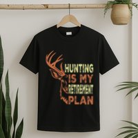 Funny Retirement Gifts For Hunting Is My Retirement Plan T-Shirt