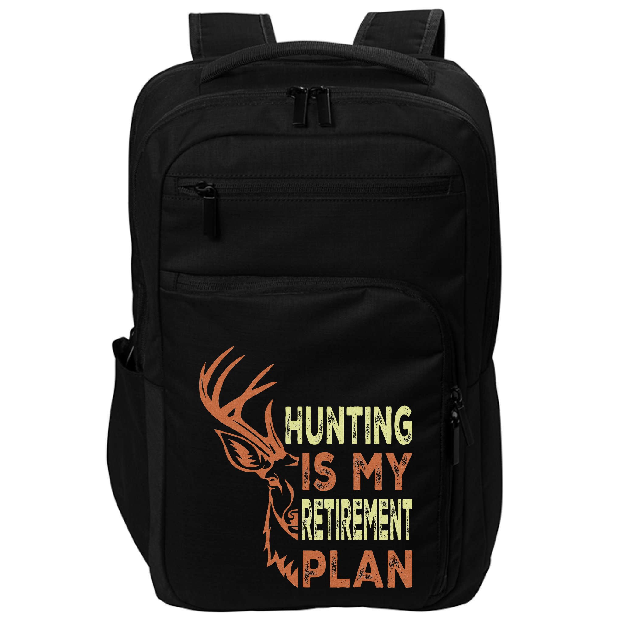 Funny Retirement Gifts For Hunting Is My Retirement Plan Impact Tech Backpack