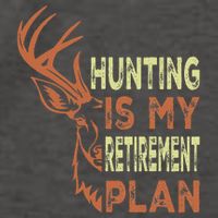 Funny Retirement Gifts For Hunting Is My Retirement Plan Vector Backpack