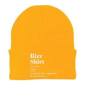 Funny Rizz Gen Z Gen Alpha Slang Charisma Meme Rizz Knit Cap Winter Beanie