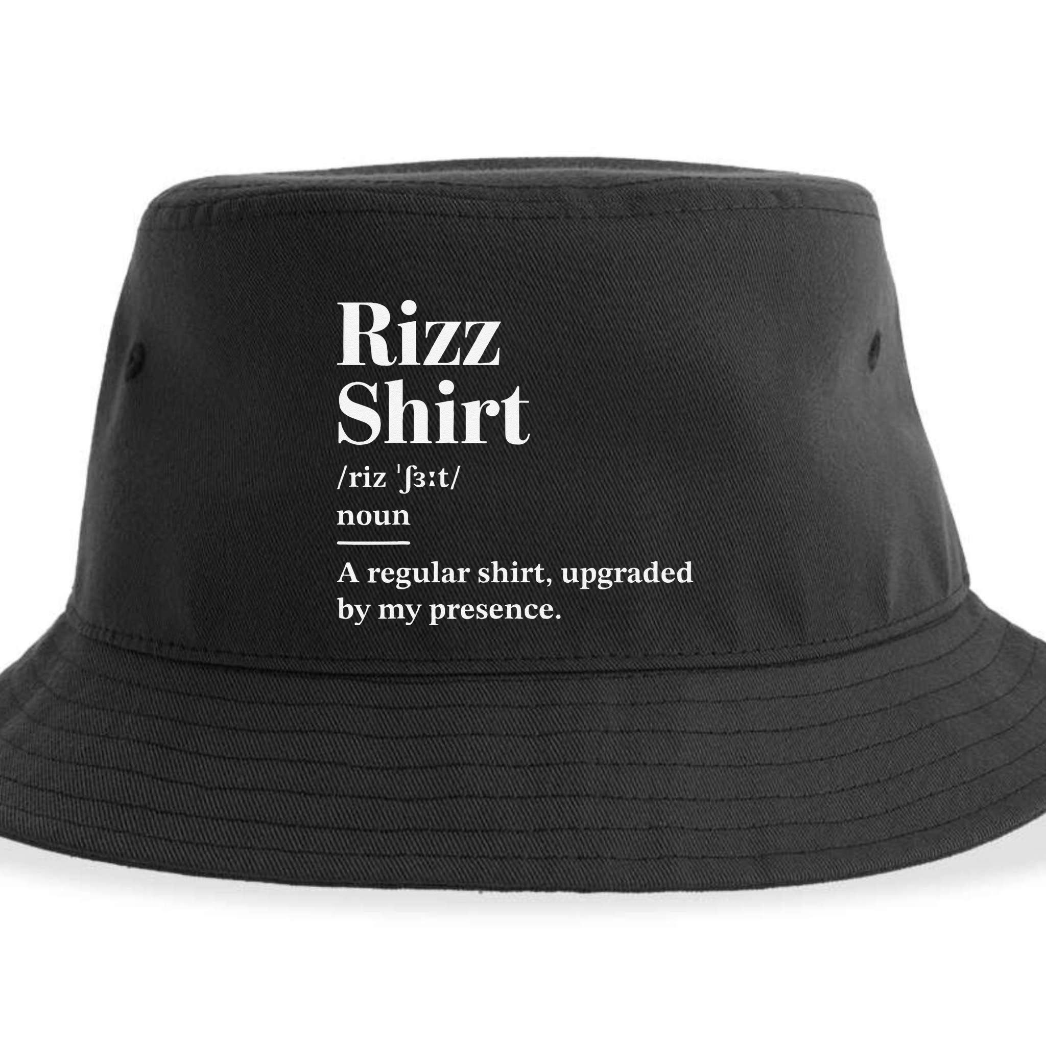 Funny Rizz Gen Z Gen Alpha Slang Charisma Meme Rizz Sustainable Bucket Hat