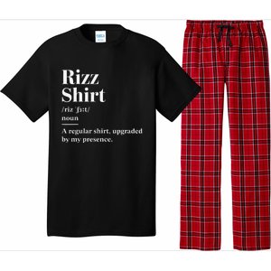 Funny Rizz Gen Z Gen Alpha Slang Charisma Meme Rizz Pajama Set