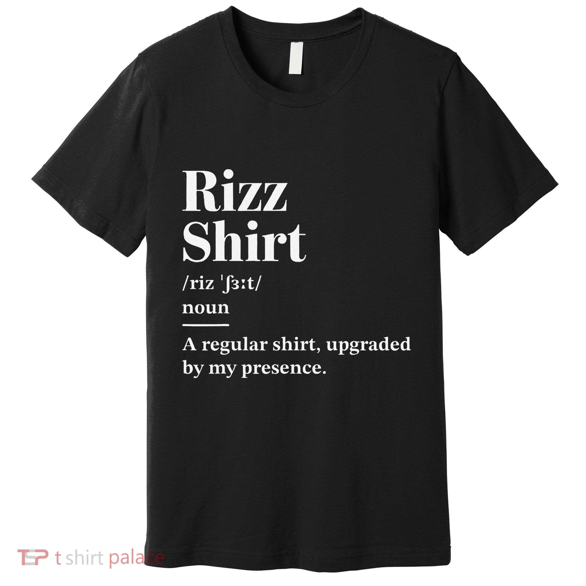 Funny Rizz Gen Z Gen Alpha Slang Charisma Meme Rizz Premium T-Shirt