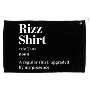 Funny Rizz Gen Z Gen Alpha Slang Charisma Meme Rizz Grommeted Golf Towel