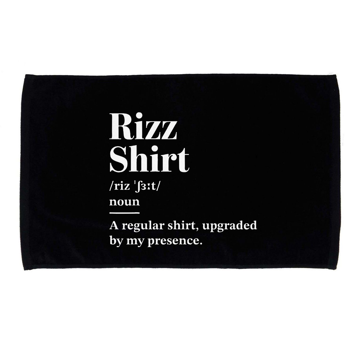 Funny Rizz Gen Z Gen Alpha Slang Charisma Meme Rizz Microfiber Hand Towel