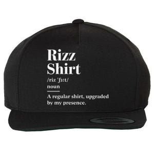 Funny Rizz Gen Z Gen Alpha Slang Charisma Meme Rizz Wool Snapback Cap