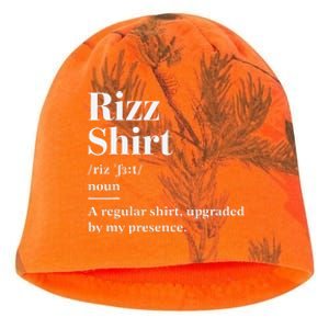 Funny Rizz Gen Z Gen Alpha Slang Charisma Meme Rizz Kati - Camo Knit Beanie