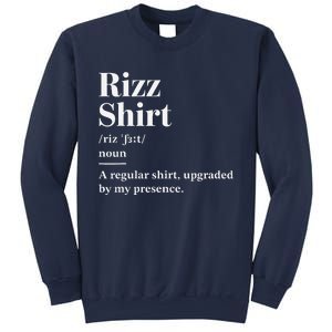 Funny Rizz Gen Z Gen Alpha Slang Charisma Meme Rizz Sweatshirt