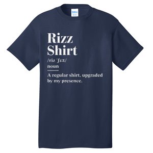 Funny Rizz Gen Z Gen Alpha Slang Charisma Meme Rizz Tall T-Shirt