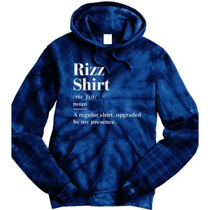 Funny Rizz Gen Z Gen Alpha Slang Charisma Meme Rizz Tie Dye Hoodie