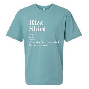 Funny Rizz Gen Z Gen Alpha Slang Charisma Meme Rizz Sueded Cloud Jersey T-Shirt