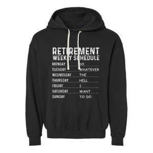 Funny Retirement Gift For Men Women Cool Retired Retiree Garment-Dyed Fleece Hoodie