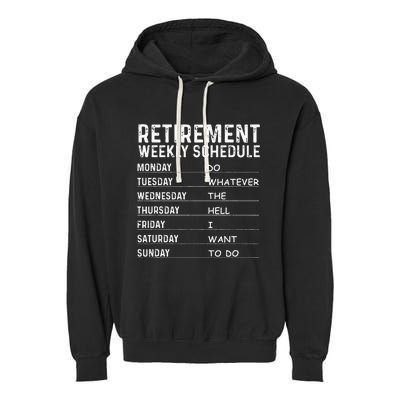 Funny Retirement Gift For Men Women Cool Retired Retiree Garment-Dyed Fleece Hoodie