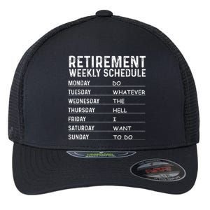 Funny Retirement Gift For Men Women Cool Retired Retiree Flexfit Unipanel Trucker Cap