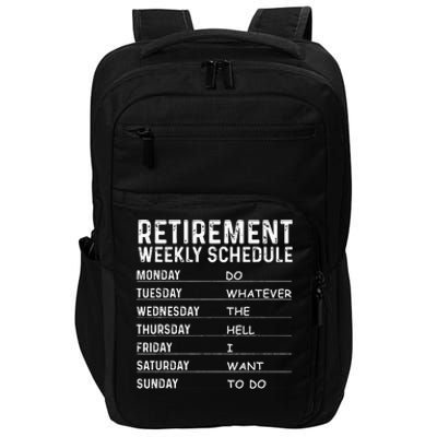 Funny Retirement Gift For Men Women Cool Retired Retiree Impact Tech Backpack