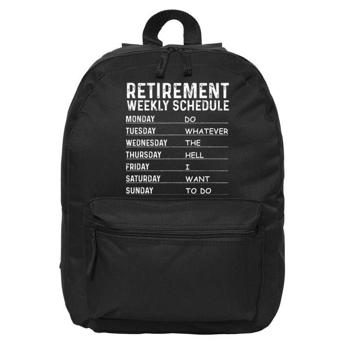 Funny Retirement Gift For Men Women Cool Retired Retiree 16 in Basic Backpack