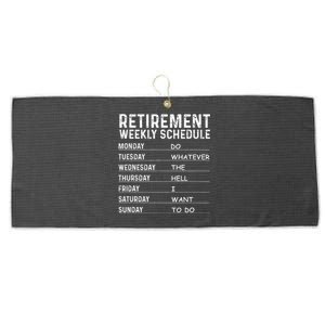 Funny Retirement Gift For Men Women Cool Retired Retiree Large Microfiber Waffle Golf Towel