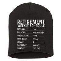 Funny Retirement Gift For Men Women Cool Retired Retiree Short Acrylic Beanie