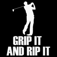 Funny Retro Grip and Rip It Disc Golf Backpack