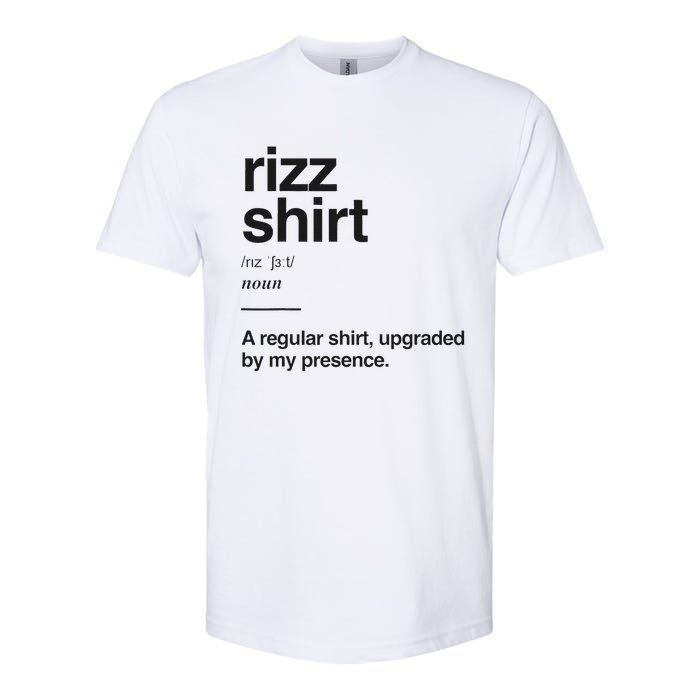 Funny Rizz Gen Z Gen Alpha Slang Charisma Meme Rizz Softstyle CVC T-Shirt