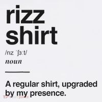 Funny Rizz Gen Z Gen Alpha Slang Charisma Meme Rizz T-Shirt