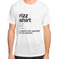 Funny Rizz Gen Z Gen Alpha Slang Charisma Meme Rizz Adult ChromaSoft Performance T-Shirt