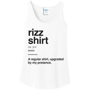 Funny Rizz Gen Z Gen Alpha Slang Charisma Meme Rizz Ladies Essential Tank