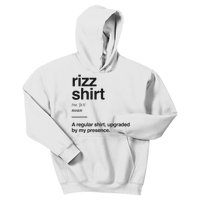 Funny Rizz Gen Z Gen Alpha Slang Charisma Meme Rizz Kids Hoodie