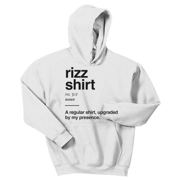 Funny Rizz Gen Z Gen Alpha Slang Charisma Meme Rizz Kids Hoodie