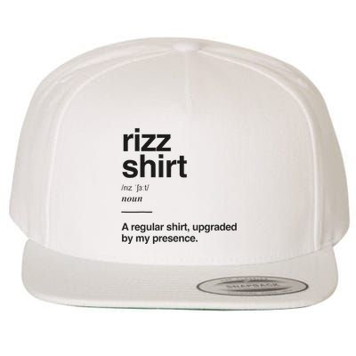 Funny Rizz Gen Z Gen Alpha Slang Charisma Meme Rizz Wool Snapback Cap
