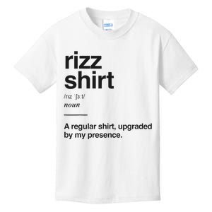 Funny Rizz Gen Z Gen Alpha Slang Charisma Meme Rizz Kids T-Shirt