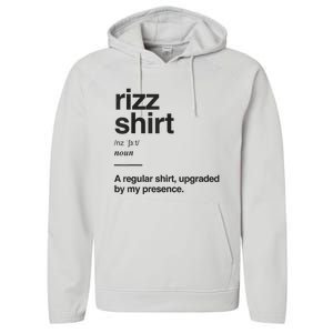 Funny Rizz Gen Z Gen Alpha Slang Charisma Meme Rizz Performance Fleece Hoodie