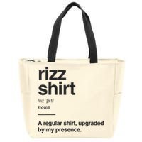Funny Rizz Gen Z Gen Alpha Slang Charisma Meme Rizz Zip Tote Bag