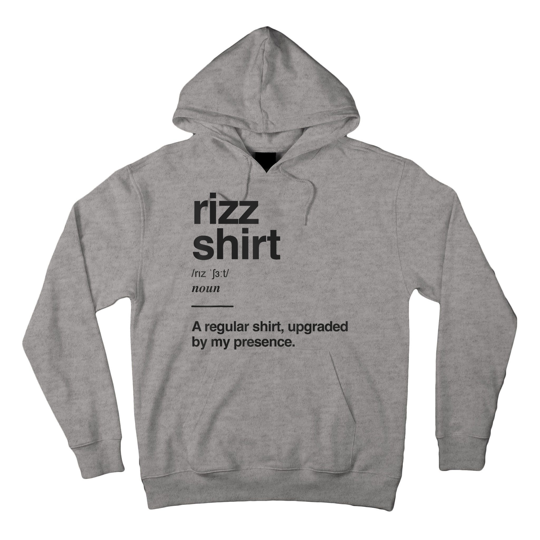 Funny Rizz Gen Z Gen Alpha Slang Charisma Meme Rizz Tall Hoodie