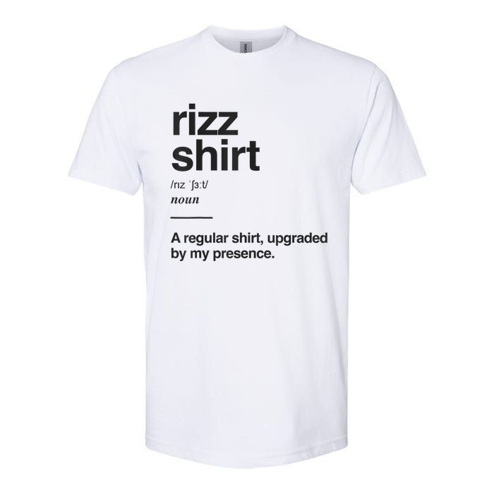 Funny Rizz Gen Z Gen Alpha Slang Charisma Meme Rizz Softstyle CVC T-Shirt