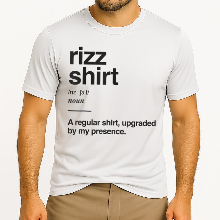 Funny Rizz Gen Z Gen Alpha Slang Charisma Meme Rizz Cooling Performance Crew T-Shirt