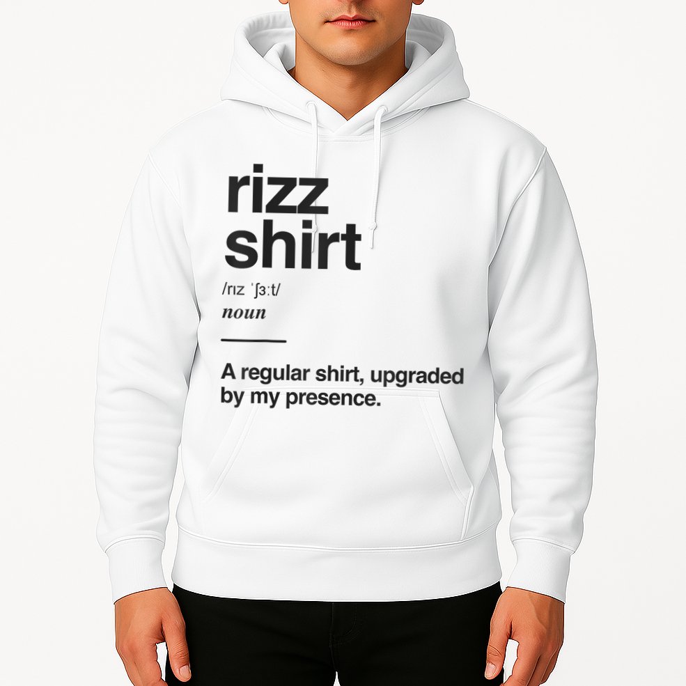 Funny Rizz Gen Z Gen Alpha Slang Charisma Meme Rizz Hoodie
